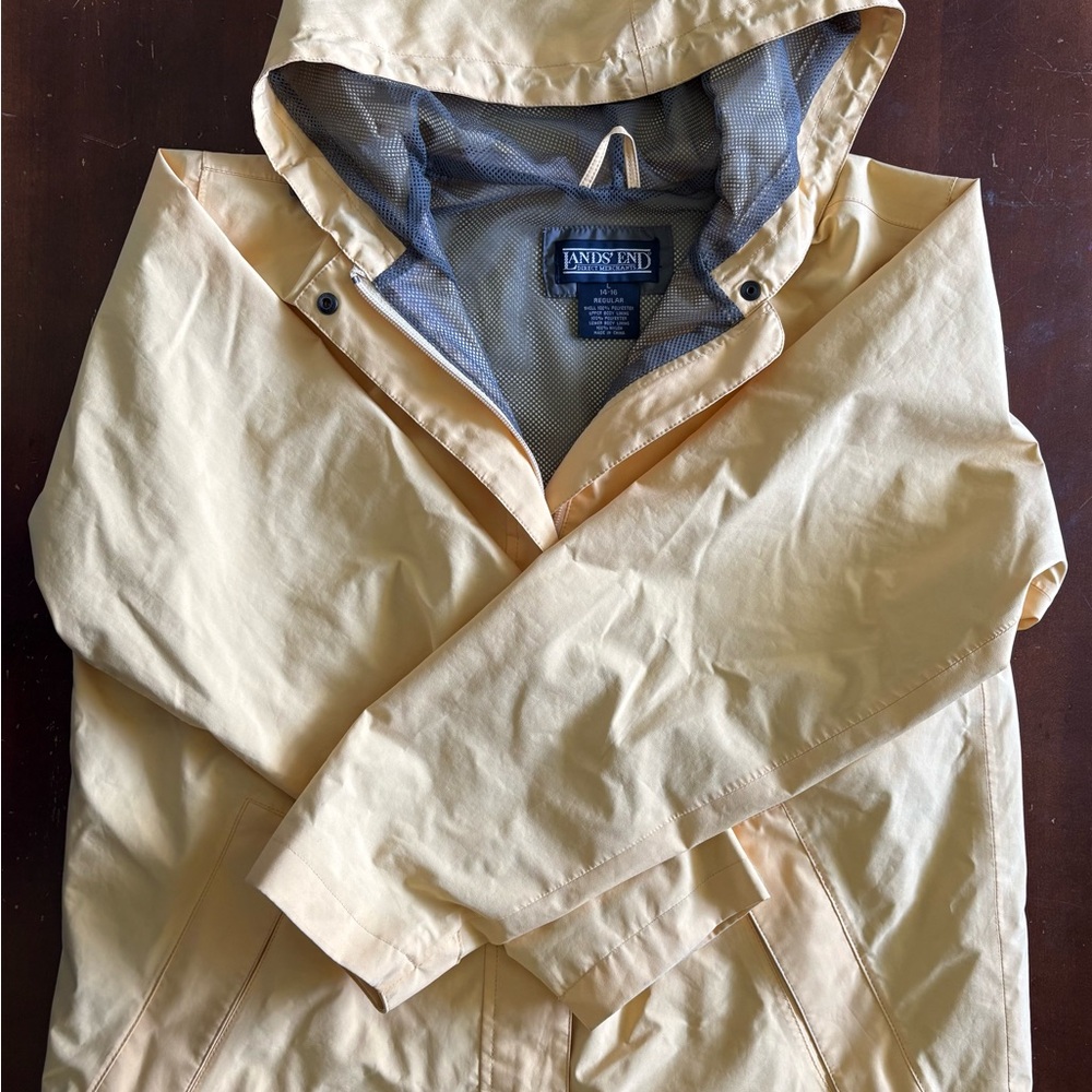 Lands' End Womens Yellow Jacket